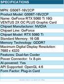 MSI G506T-16V2CP NVIDIA GeForce RTX 5060 Ti Graphic Card - 16 GB GDDR7