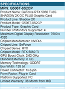 MSI G506T-8S2CP NVIDIA GeForce RTX 5060 Ti Graphic Card - 8 GB GDDR7