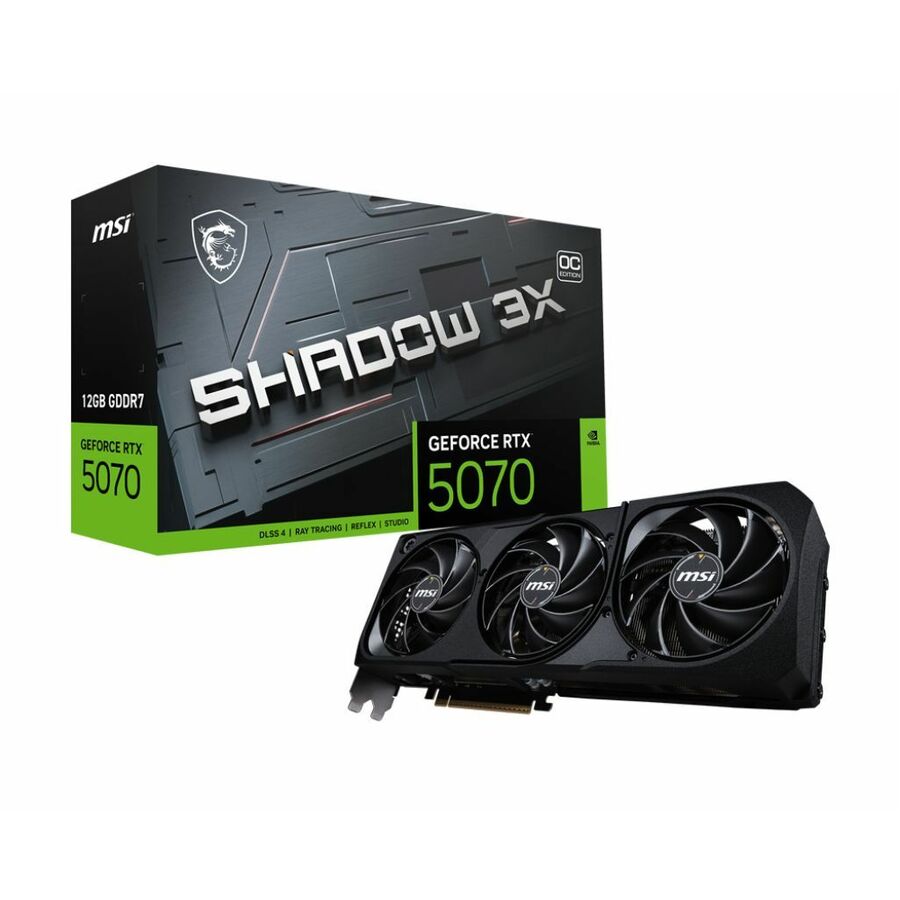 MSI G5070-12S3C NVIDIA GeForce RTX 5070 12G SHADOW 3X OC Graphic Card