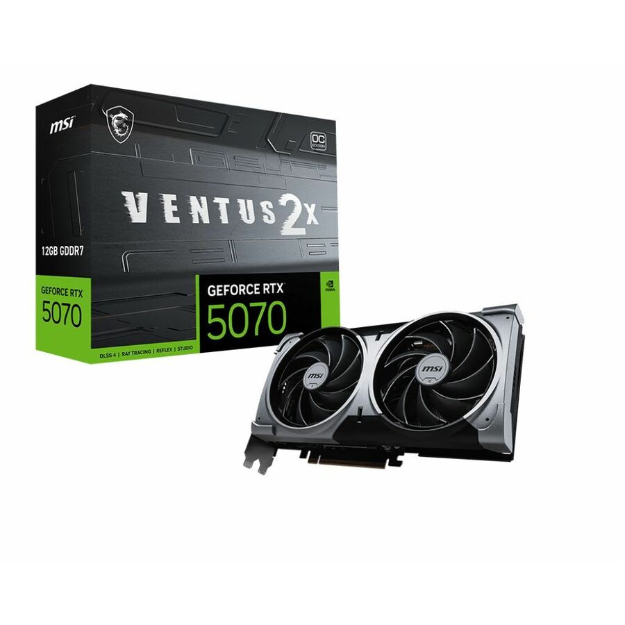 MSI G5070-12V2C Video Card - GeForce RTX 5070 12G VENTUS 2X OC 12GB GDDR7