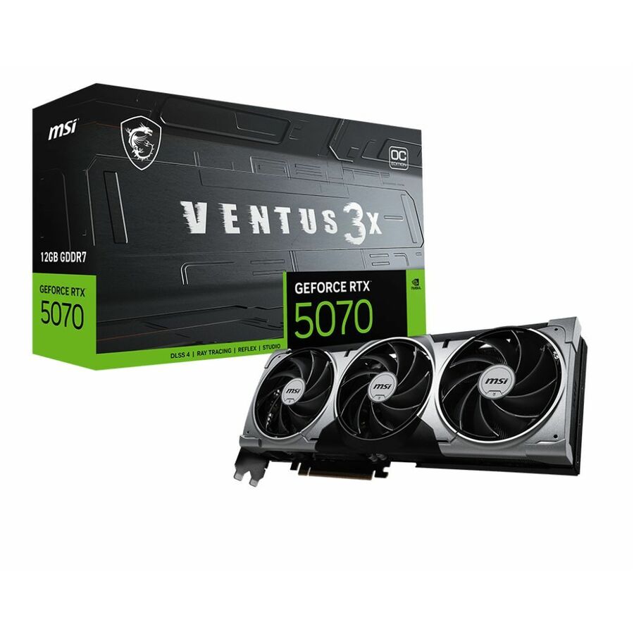 MSI G5070-12V3C GeForce RTX 5070 12G VENTUS 3X OC Graphic Card