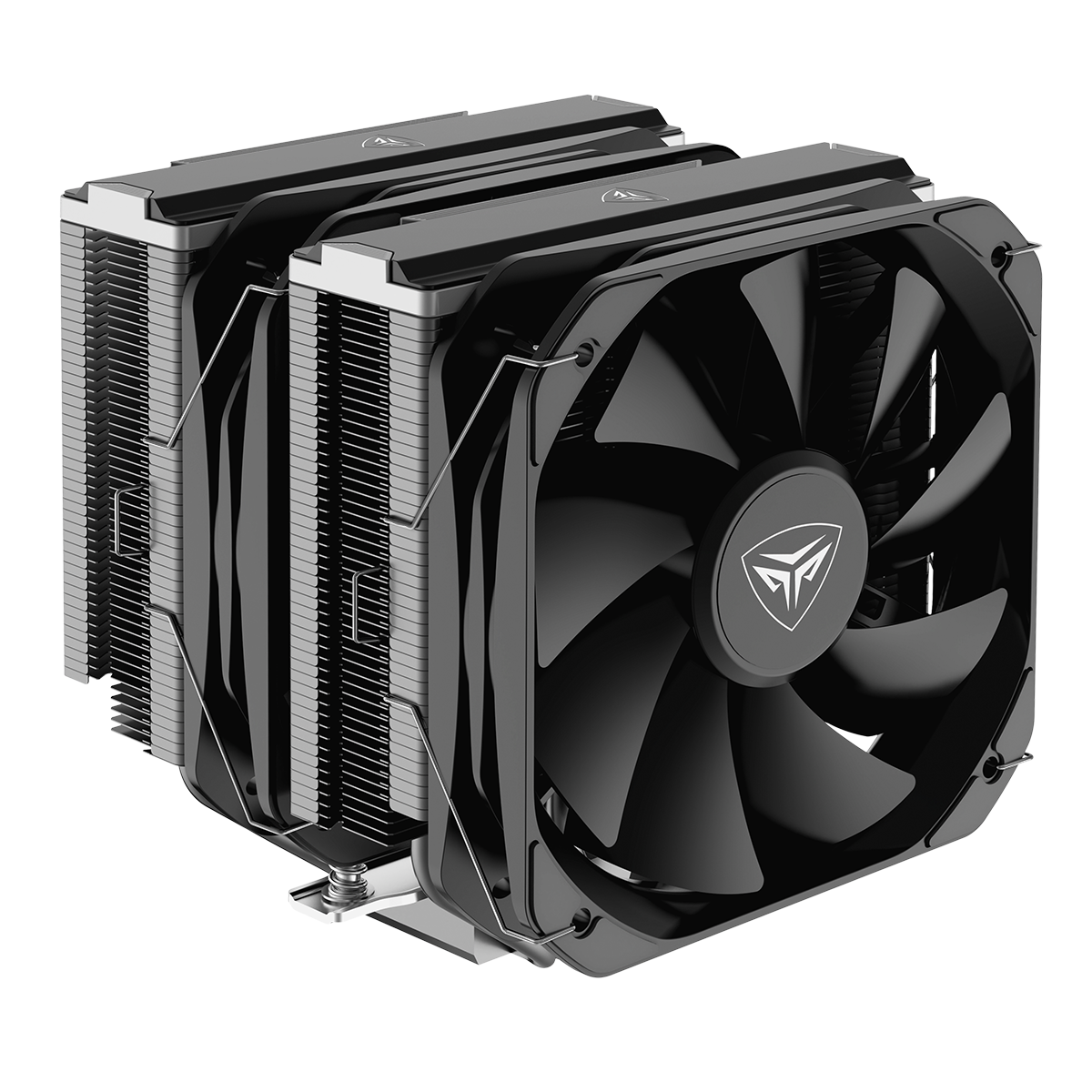 PcCooler G6 BK - Processor cooler -for: AM3, AM4, LGA1200, LGA1700, AM5 - 130 mm