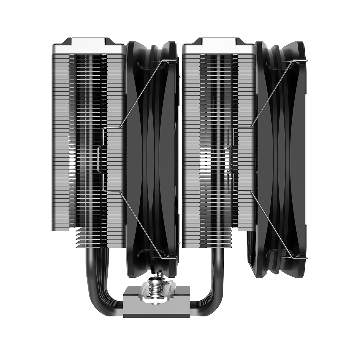 PcCooler G6 BK - Processor cooler -for: AM3, AM4, LGA1200, LGA1700, AM5 - 130 mm