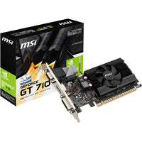 MSI G7102D3P NVIDIA GeForce GT 710 Graphic Card - 2 GB DDR3 SDRAM - Plug-in Card