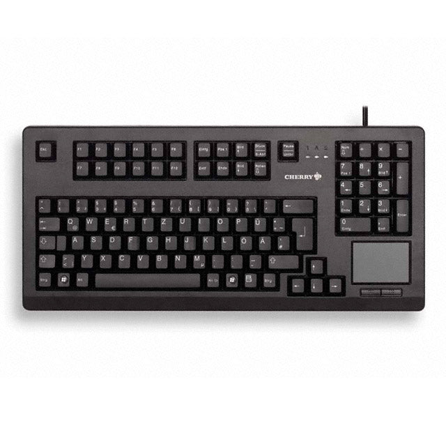 CHERRY G80-11900LUMEU-2 G80-11900 Black Wired Keyboard - Compact - Touchpad