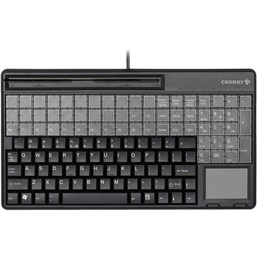 Cherry G86-61411EUADAA SPOS, Touchpad MSR Keyboard 123 Keys - QWERTY Layout