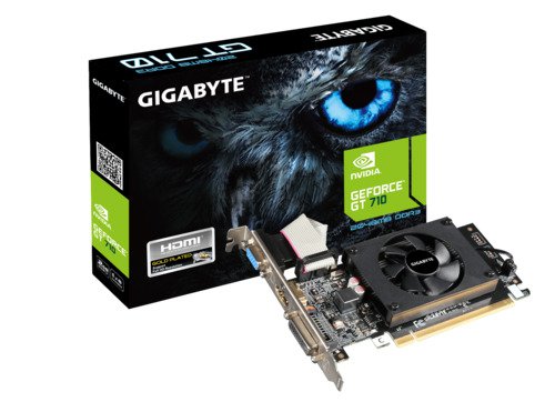 Gigabyte GV-N710D3-2GL REV2.0 GeForce GT710 2GB DDR3 HDI- DVI LowPro Graphics