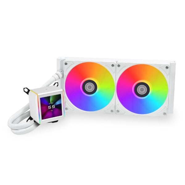 Lian-Li GA2ALCD28W Galahad II LCD 280mm FDB 300-1550RPM - CPU Liquid Cooler