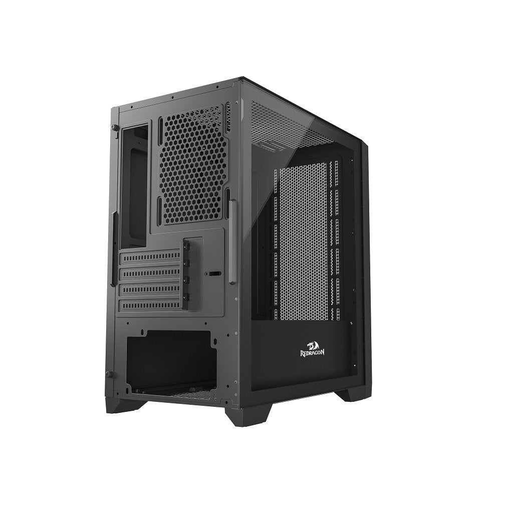 REDRAGON GC-540 ITX PC Case, Tempered Glass Gaming PC Case - Black