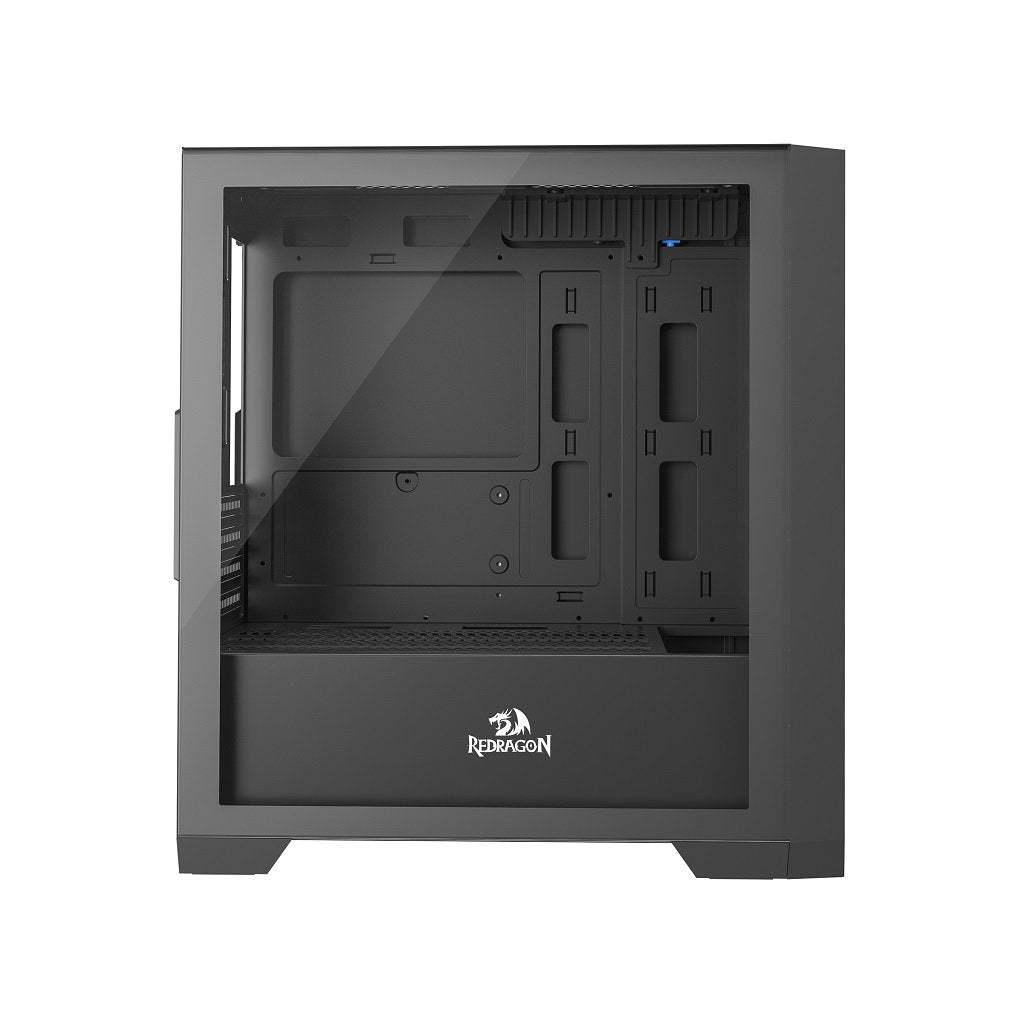 REDRAGON GC-540 ITX PC Case, Tempered Glass Gaming PC Case - Black