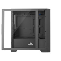 REDRAGON GC-540 ITX PC Case, Tempered Glass Gaming PC Case - Black