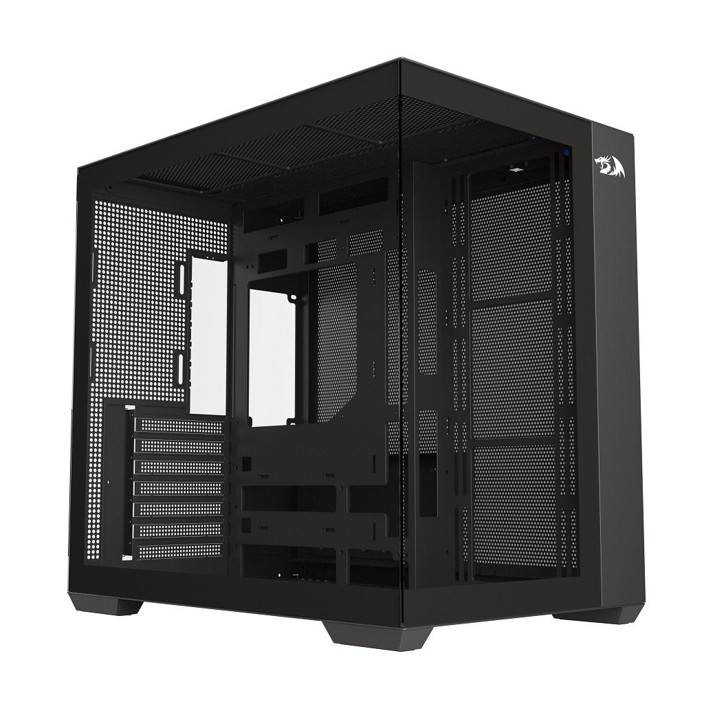 REDRAGON GC-623 ATX PC Case, 270 degree Full View Tempered Glass Gaming PC Case