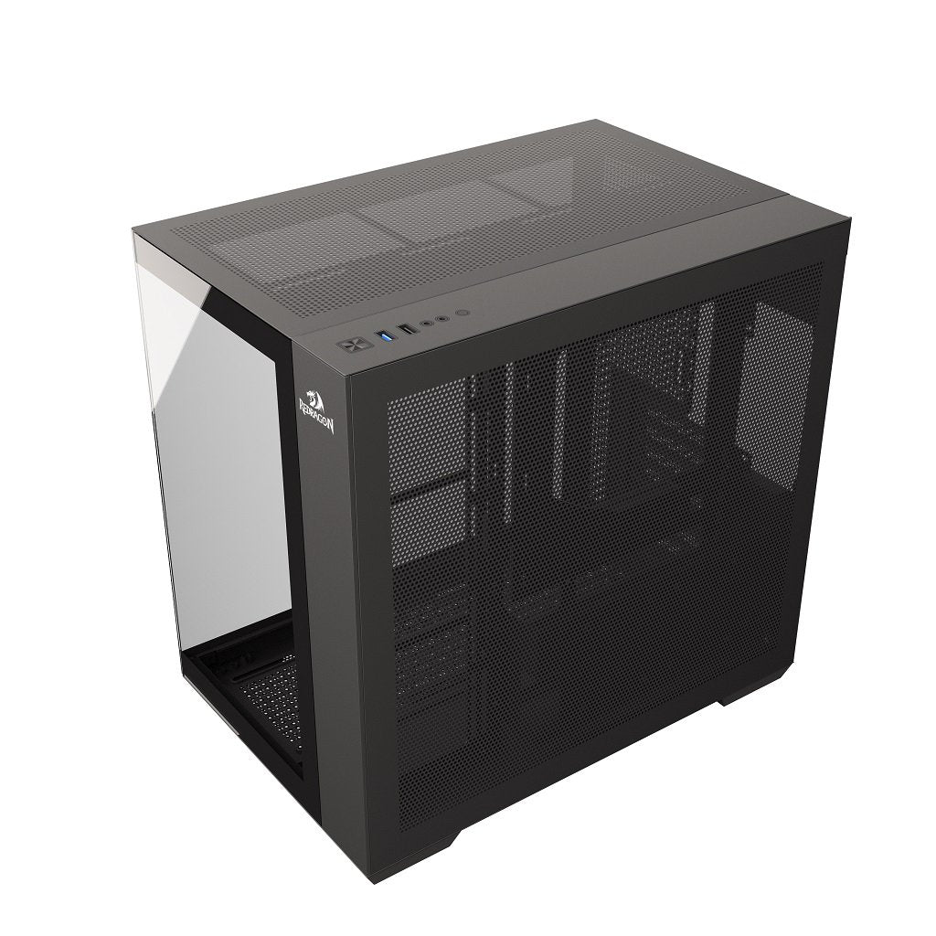 REDRAGON GC-623 ATX PC Case, 270 degree Full View Tempered Glass Gaming PC Case