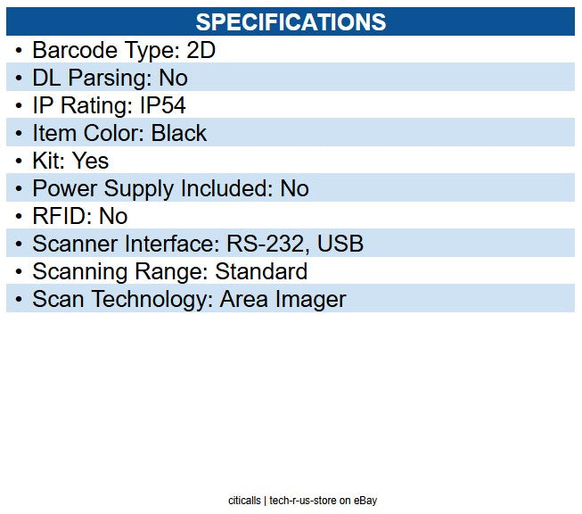 Datalogic GFE4590-RED Gryphon Barcode scanner - integrated - 2D imager - USB