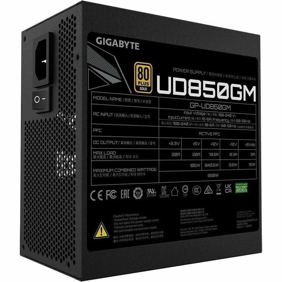 Gigabyte GP-UD850GM Ultra Durable 850W Power Supply(internal) - ATX12V