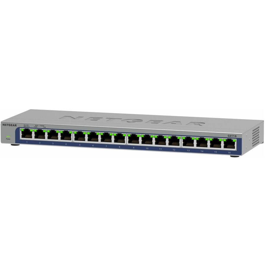 Netgear GS116-300NAS 16-Port Gigabit Ethernet Unmanaged Switches