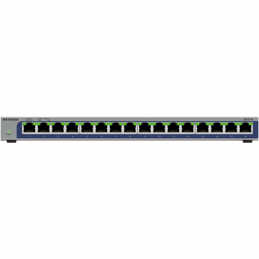 Netgear GS116-300NAS 16-Port Gigabit Ethernet Unmanaged Switches