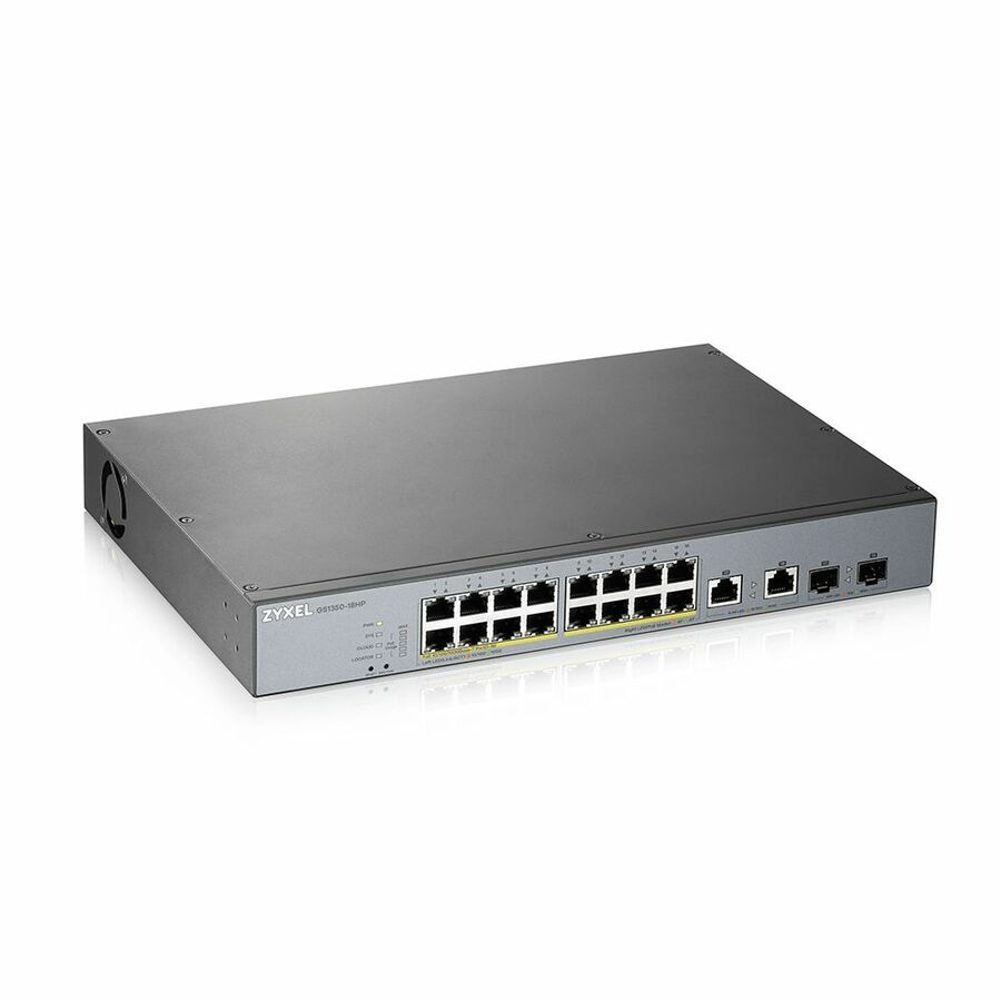 Zyxel GS1350-18HP 16-Port Gigabit Smart Nebula Cloud Managed PoE Switch