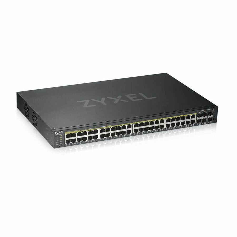 Zyxel GS1920-48HPv2 48-Port Gigabit Smart Nebula Cloud Managed PoE Switch
