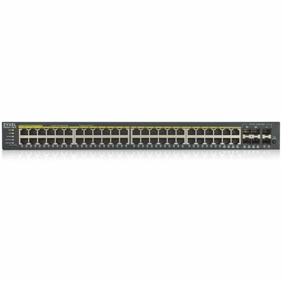 Zyxel GS1920-48HPv2 48-Port Gigabit Smart Nebula Cloud Managed PoE Switch