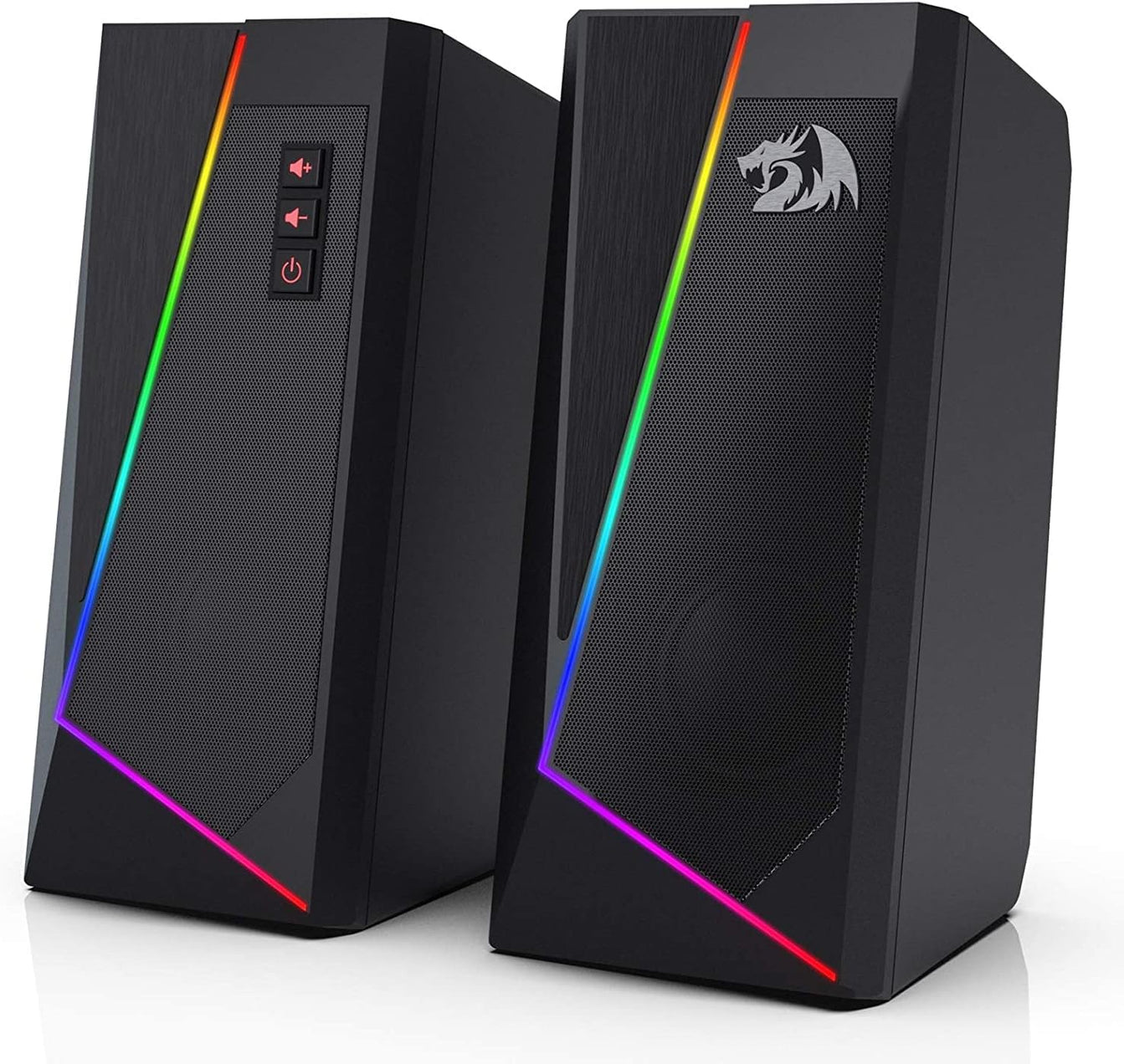 REDRAGON GS520 RGB Desktop Speakers, 2.0 Channel - with 6 Colorful LED Modes