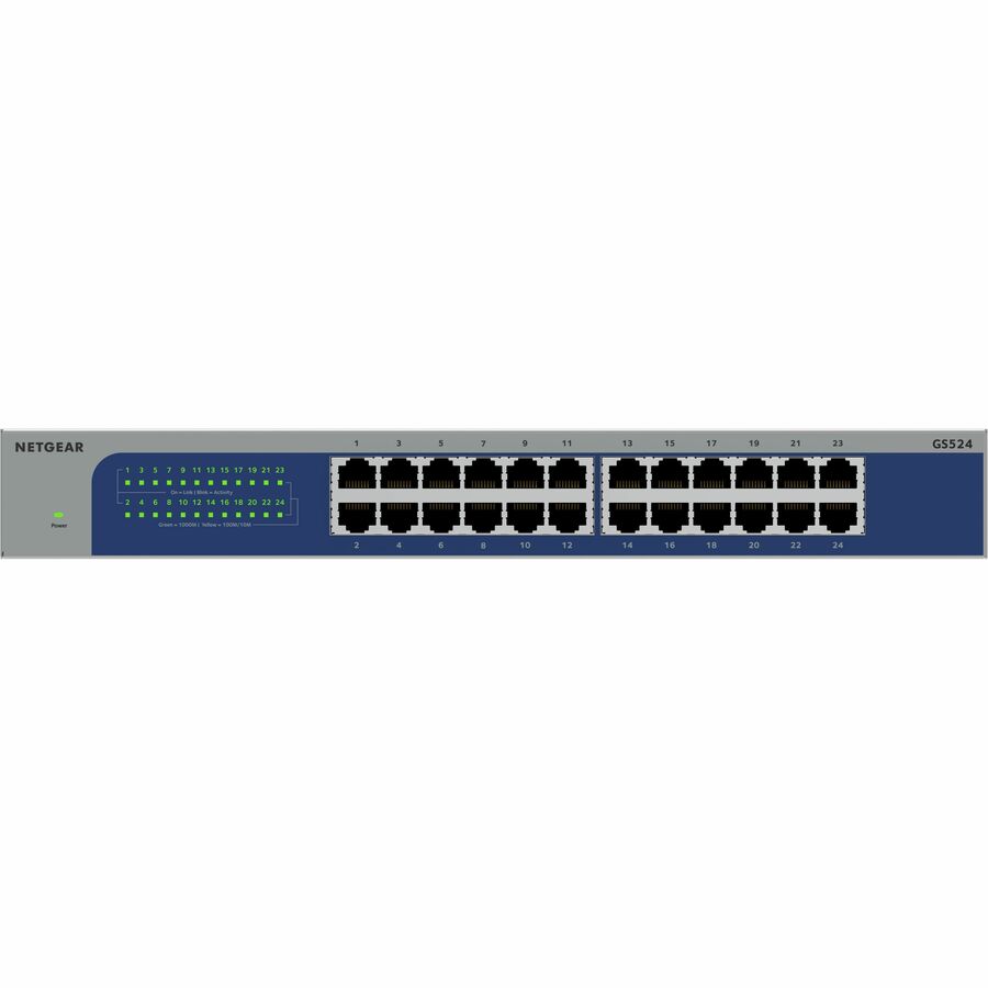 Netgear GS524-300NAS 24-Port Gigabit Ethernet Switches - 2 Layer Supported