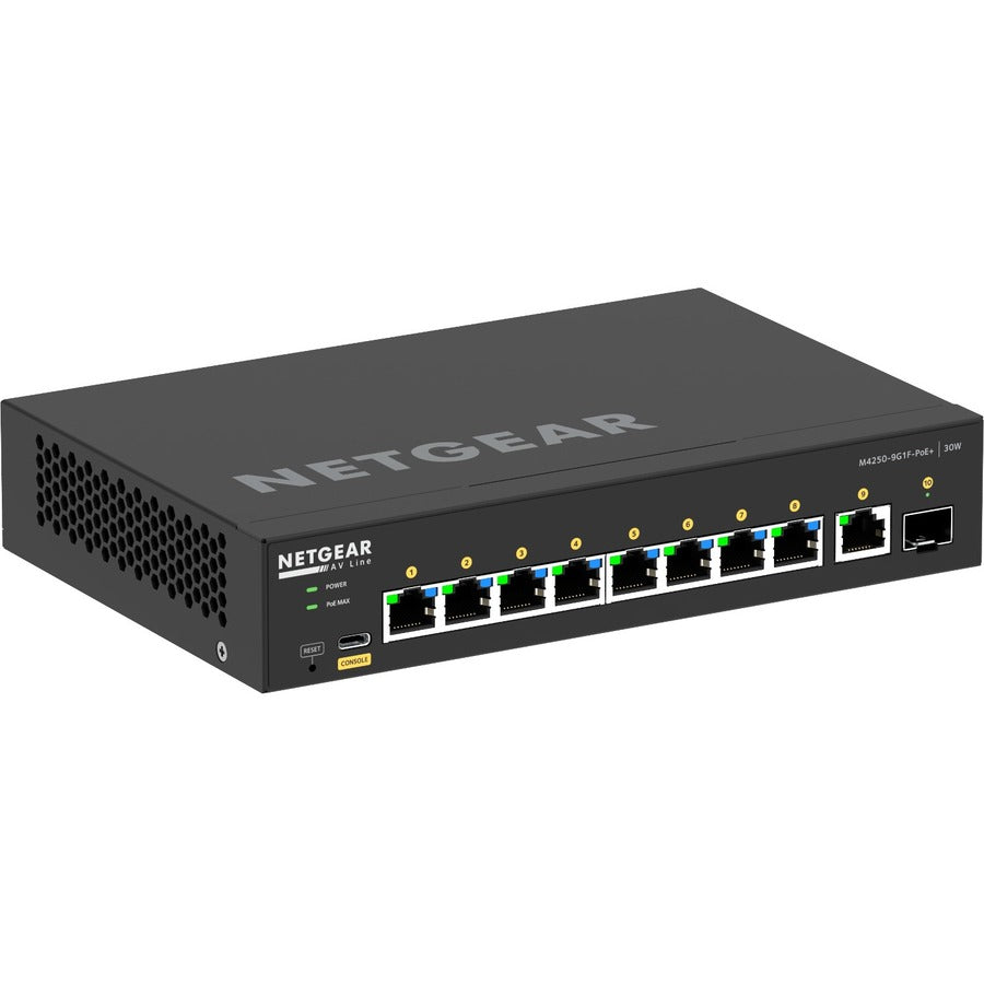 Netgear GSM4210PD-100NAS AV Line M4250 GSM4210PD Ethernet Switch