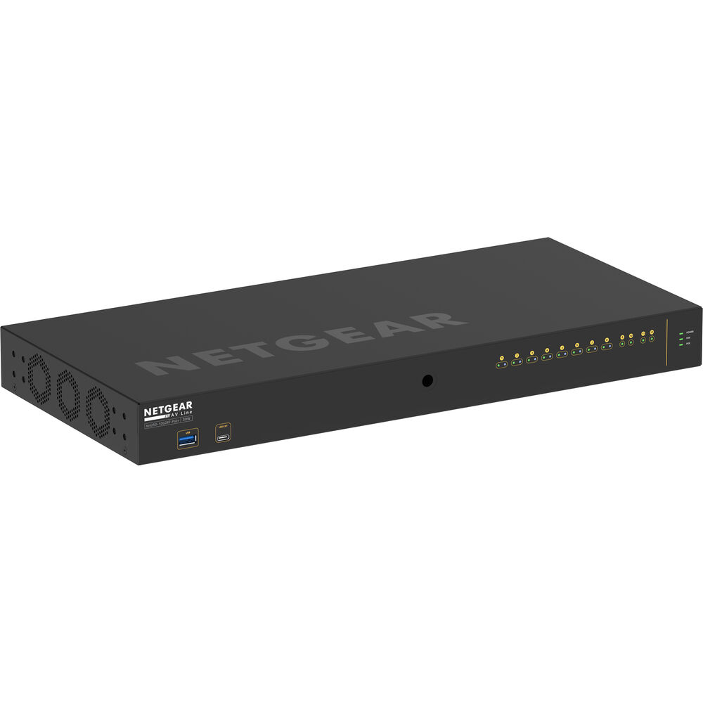 Netgear GSM4212PX-100NAS AV Line M4250-10G2XF-PoE+ Ethernet Switch