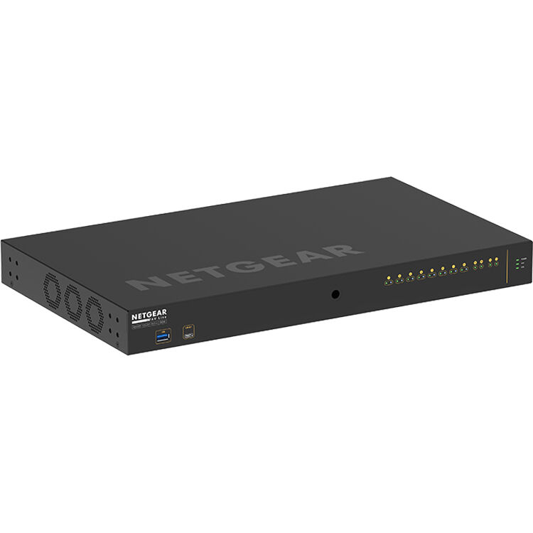 Netgear GSM4212UX-100NAS AV Line M4250-10G2XF-PoE++ Ethernet Switch - 10 Ports