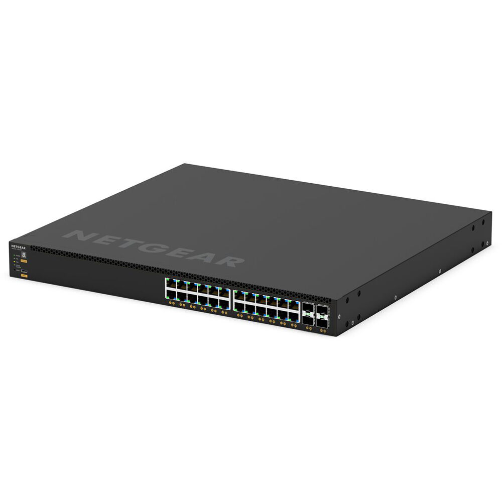 Netgear GSM4328-100NES AV Line M4350-24G4XF Ethernet Switch - 24 Ports