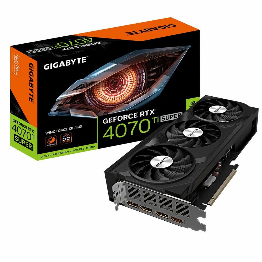 Gigabyte GV-N407TSWF3OC-16GD GeForce RTX 4070 Ti SUPER 16G - Graphics card