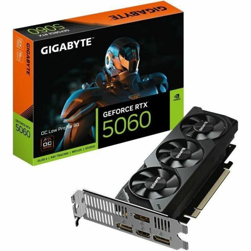Gigabyte GV-N5060OC-8GL Graphic Card - GeForce RTX 5060 OC Low Profile 8G GDDR7