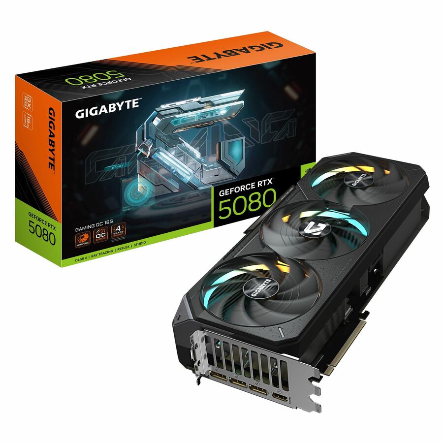 Gigabyte GV-N5080GAMING OC-16GD Graphic Card - GeForce RTX  5080 GAMING OC 16G