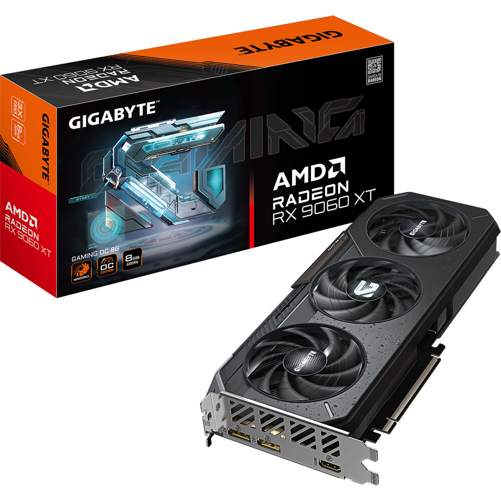 Gigabyte GV-R9060XTGAMING OC-8GD Graphic Card -Radeon RX 9060 XT GAMING OC - 8GB
