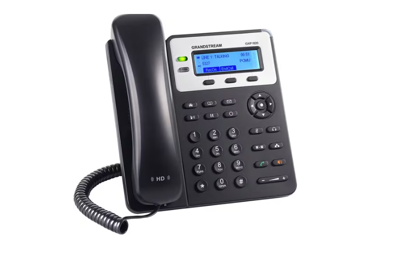 Grandstream GXP1620 IP Phone - Corded - Wall Mountable - Black - 2 x T ...