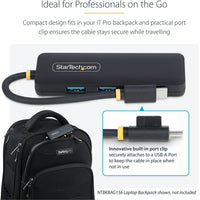 StarTech H5C4A-USB-HUB 4-Port USB-C Hub, 5Gbps, USB-C to 4x USB-A, Bus Powered