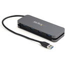 StarTech HB30AM4AB 4 Port USB 3.0 Hub, 4x USB-A, 5Gbps - Black, Space Gray