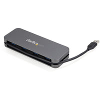 StarTech HB30AM4AB 4 Port USB 3.0 Hub, 4x USB-A, 5Gbps - Black, Space Gray