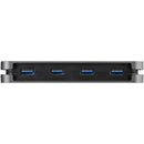 StarTech HB30CM4AB 4 Port USB C Hub - 4x USB-A - 5Gbps USB 3.0 Type-C Hub