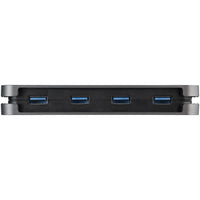 StarTech HB30CM4AB 4 Port USB C Hub - 4x USB-A - 5Gbps USB 3.0 Type-C Hub
