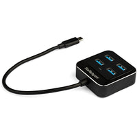 StarTech HB31C4AB 4 Port USB C Hub - USB-C to 4xUSB-A - 10Gbps