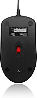 Adesso HC-3003US 3 Button Desktop Optical Scroll Mouse (USB) - Optical - Cable