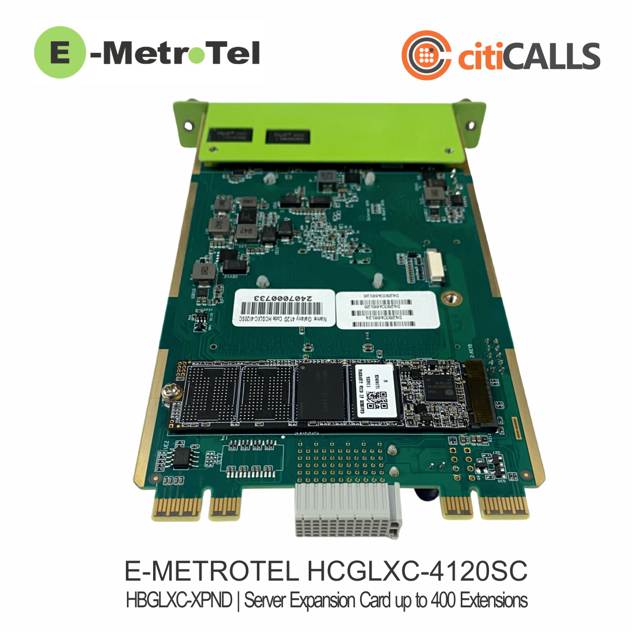 Galaxy HCGLXC-4120SC UCX IP PBX Server Card for HBGLXC-XPND for 400 Extensions