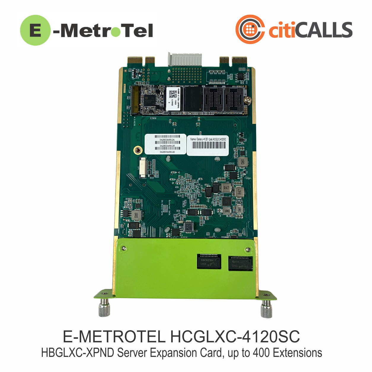 Galaxy HCGLXC-4120SC UCX IP PBX Server Card for HBGLXC-XPND for 400 Extensions