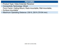 Crestron HD-RXC-4KZ-101 DM Essentials 4K60 4:4:4 Receiver for HD-, RS-232