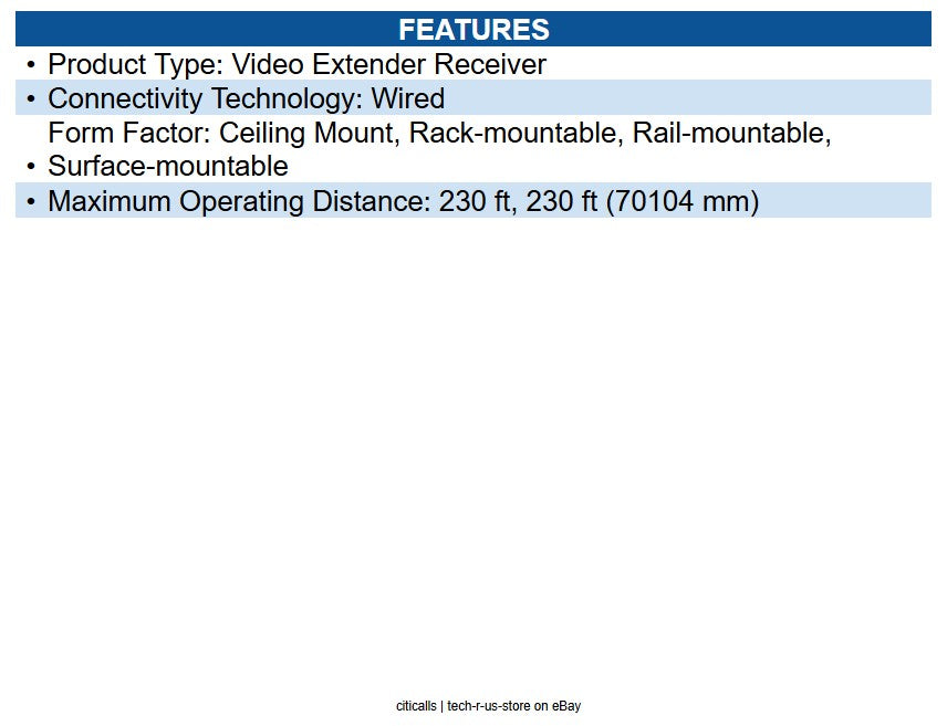 Crestron HD-RXC-4KZ-101 DM Essentials 4K60 4:4:4 Receiver for HD-, RS-232