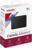 Toshiba HDTCA10XK3AA Canvio Advance - Hard drive - 1 TB - external - 2.5" -Black