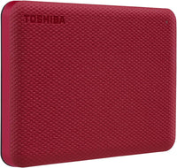 Toshiba HDTCA20XR3AA Canvio Advance - Hard drive - 2 TB - external - 2.5" - Red