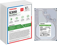 Toshiba HDWT360UZSVAR S300 Surveillance - Hard drive - 6 TB - internal - 3.5"