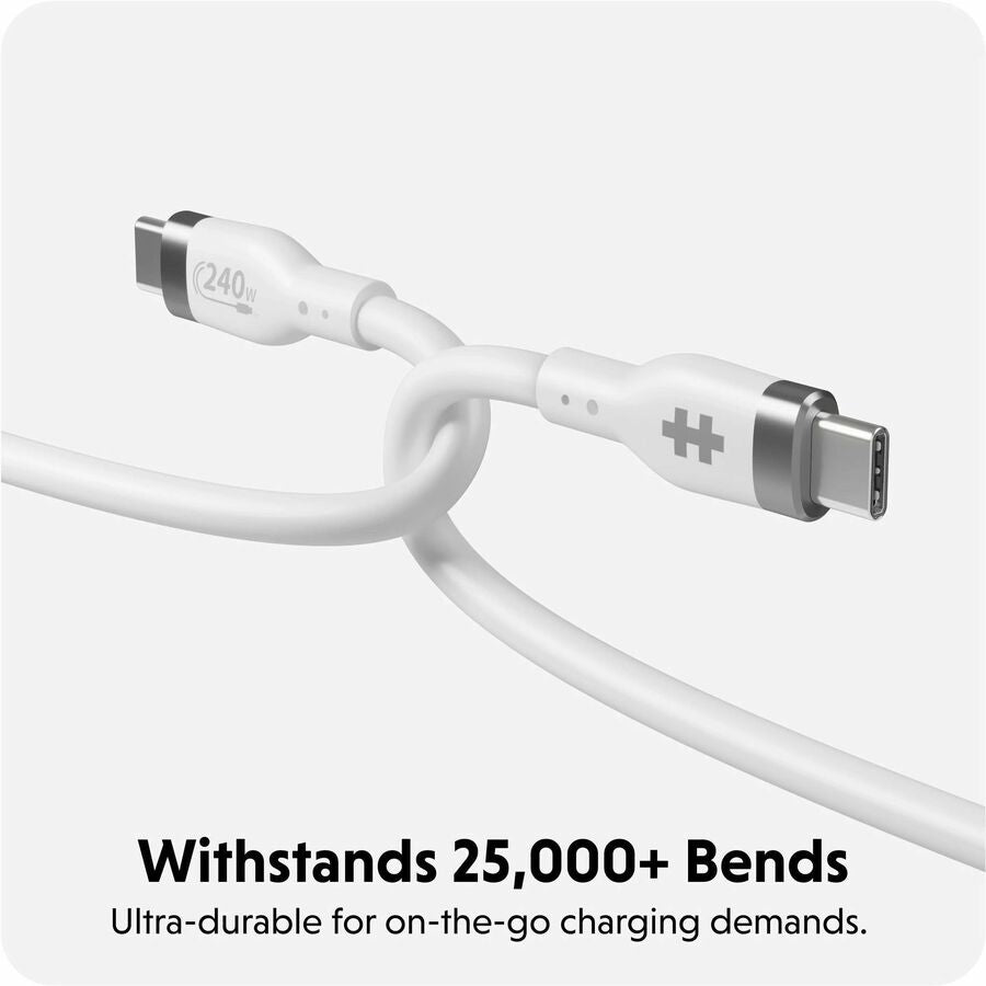 Targus HJ4002WHGL Charging Cable - 6.56 ft Cord Length - USB Type C
